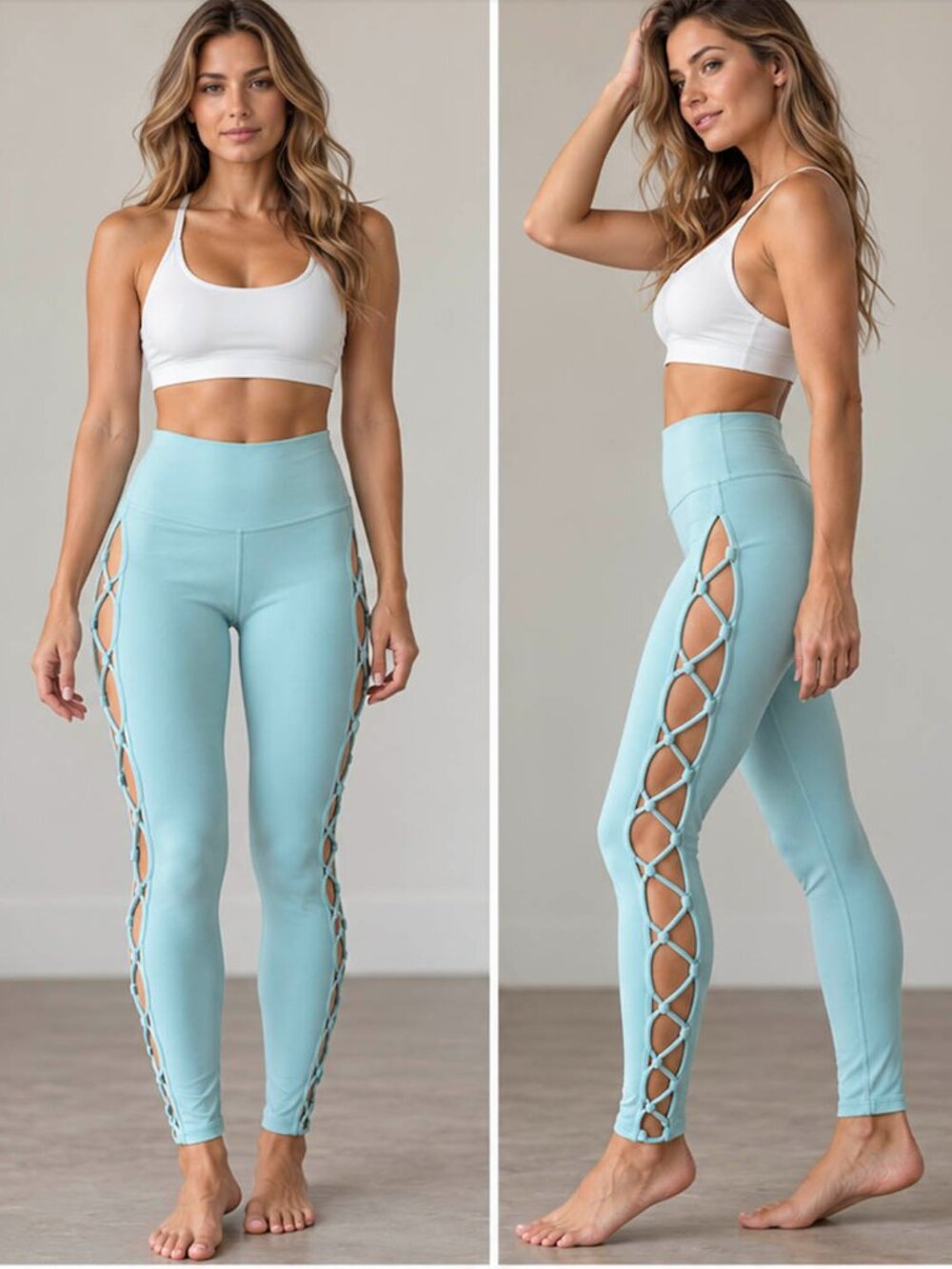 Alo Yoga Laced-Side Leggings
